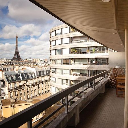 Appartement Vue Tour Eiffel Paris Exterior foto
